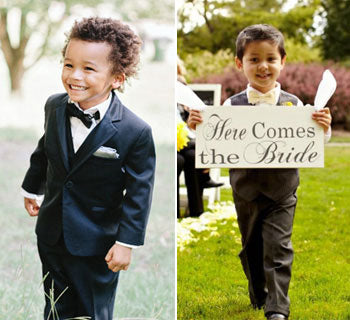 Page boy deals ring bearer