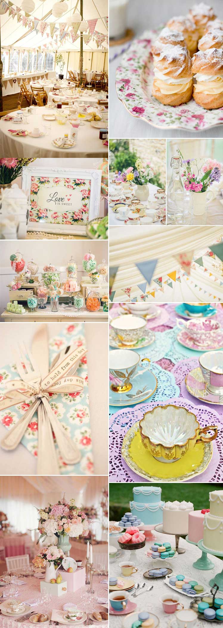 Vintage Tea Party Wedding Reception Ideas Glitzy Secrets