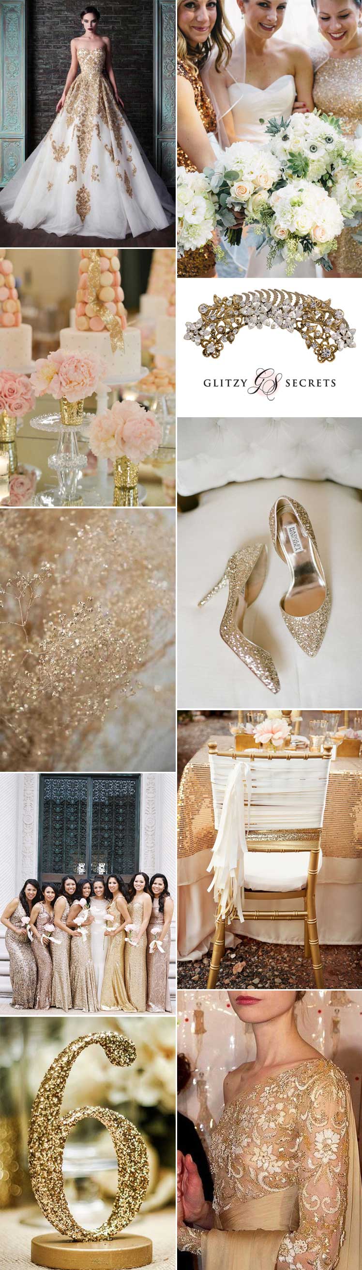 Gorgeous Gold Wedding Ideas | Glitzy Secrets