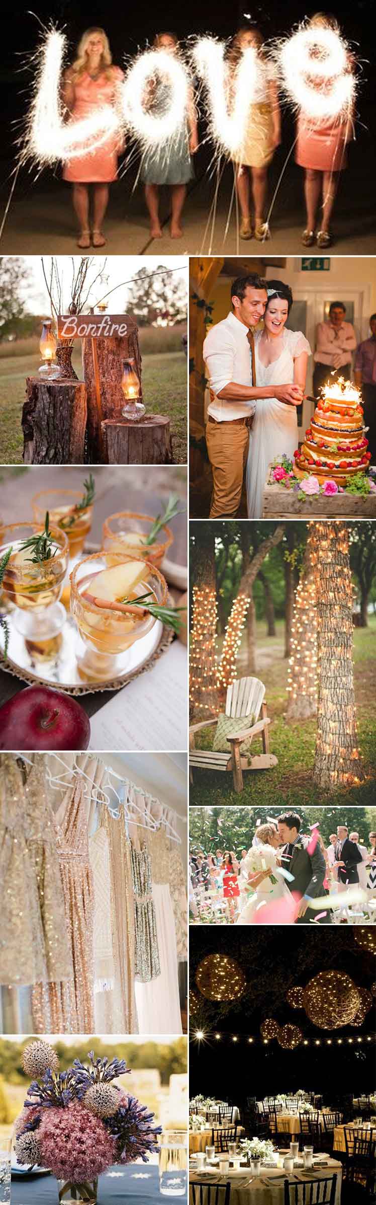 Sparkling Bonfire Wedding Ideas With A Bang Glitzy Secrets