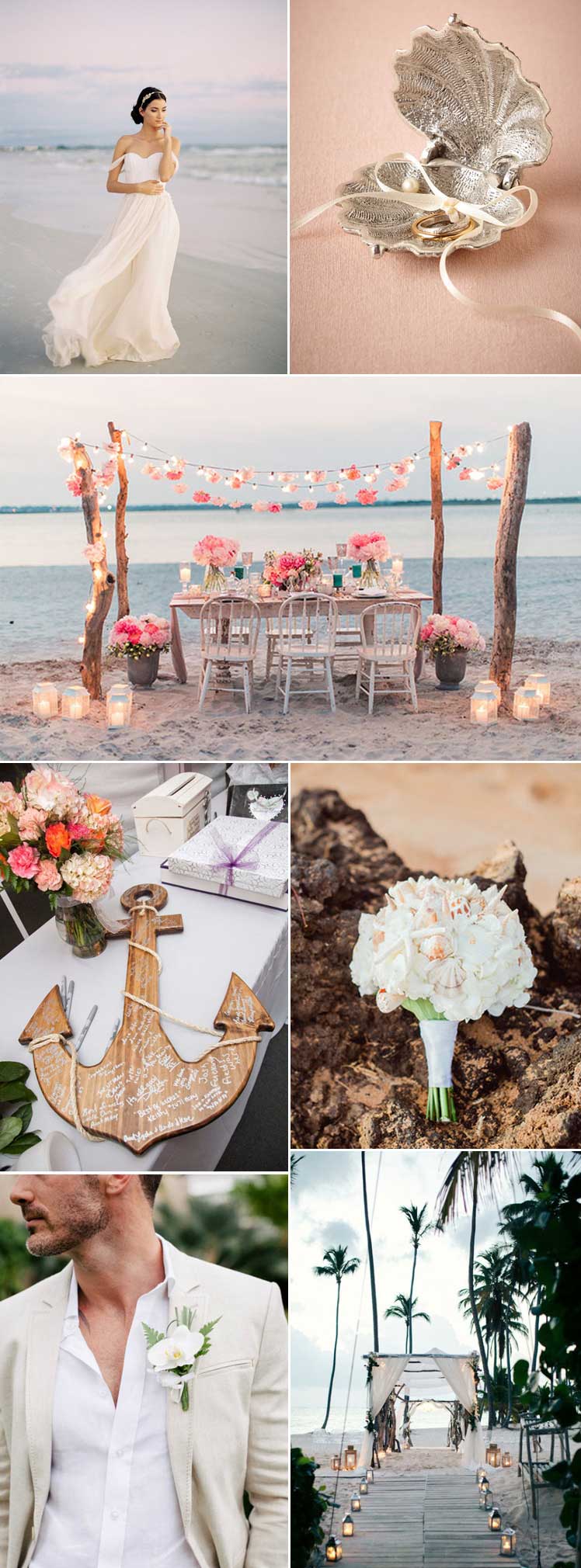 The Most Romantic Ideas for a Beach Wedding - Glitzy Secrets