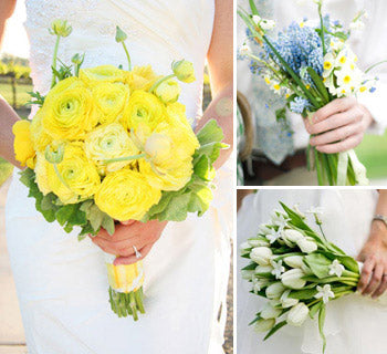 Beautiful Spring Wedding Bouquets