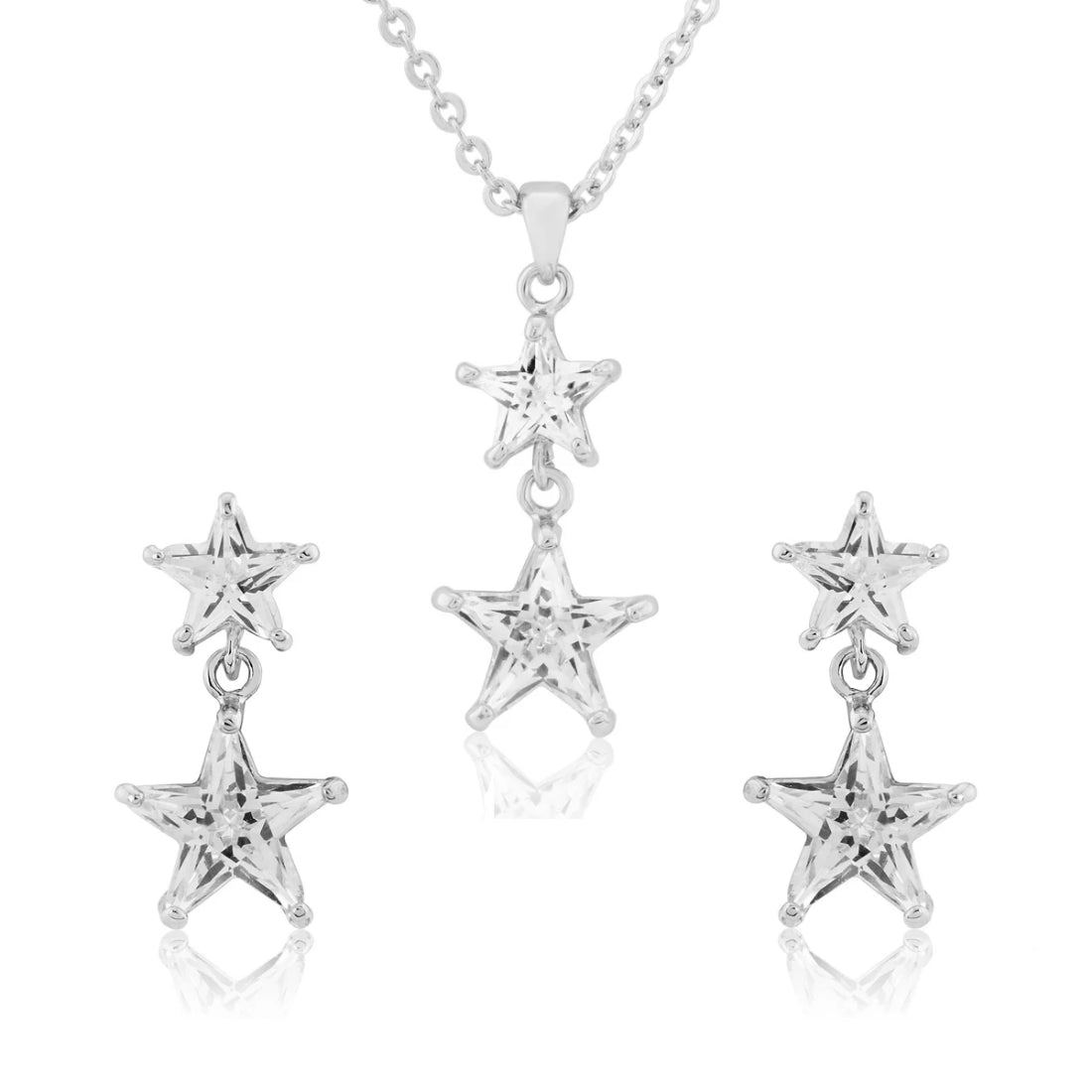 Star clearance pendant earrings