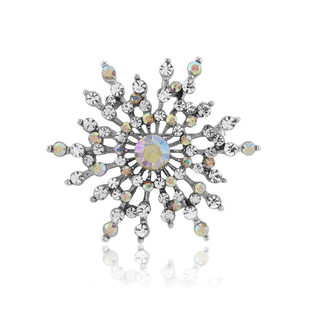 Swarovski snowflake clearance brooch