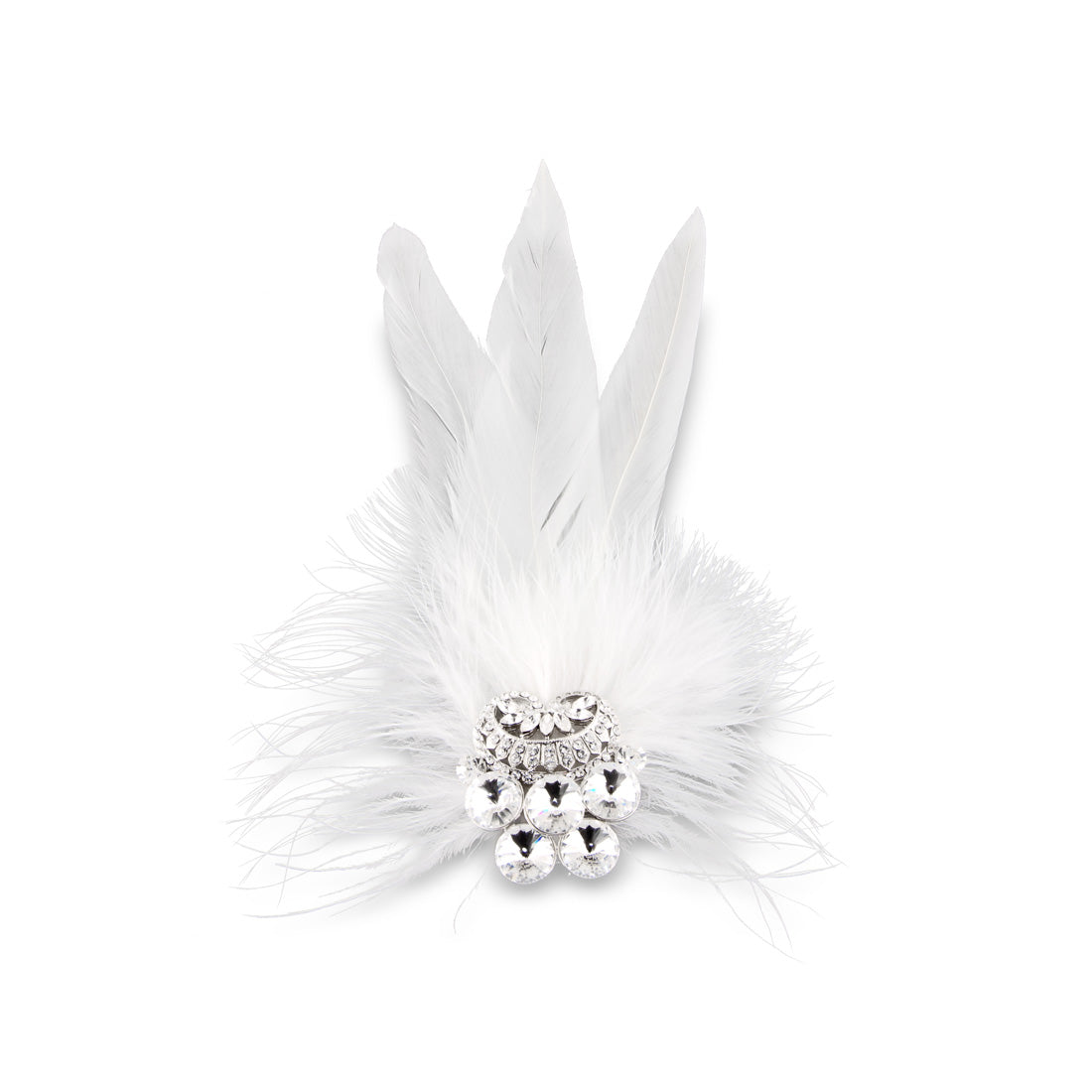 Swan Lake Feather Bridal Headpiece Glitzy Secrets