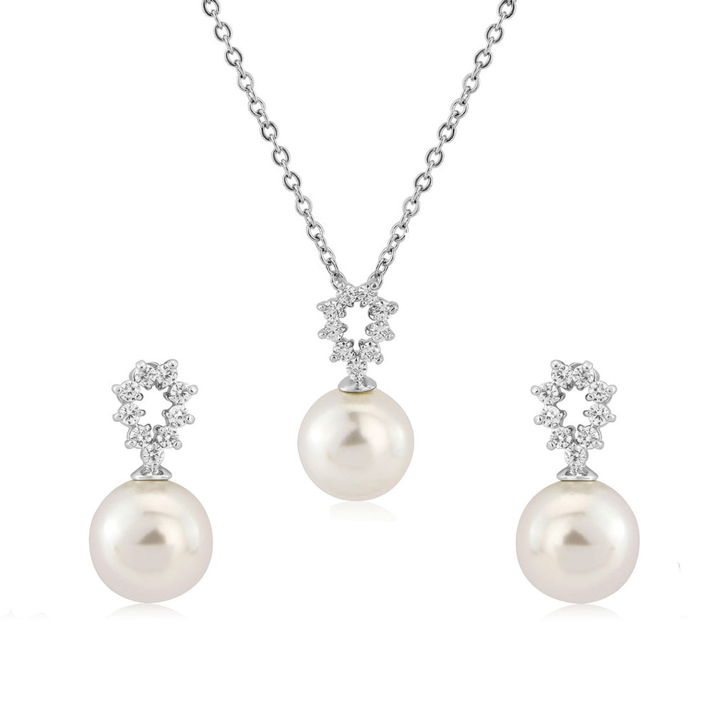 Pearl Heiress Vintage Bridal Jewellery Set | Glitzy Secrets